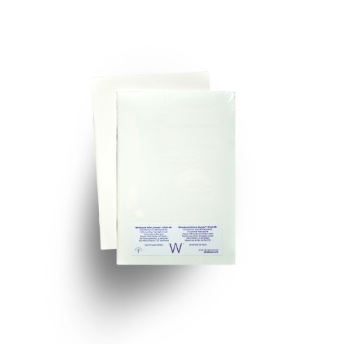 Carnets / cahiers / journaux Whitebook, C004-MX «Donato», papier sans motif FSC, lot de deux carnets de 60 pages, 190 x 134mm (recharge pour Whitebooks SLIM MX)