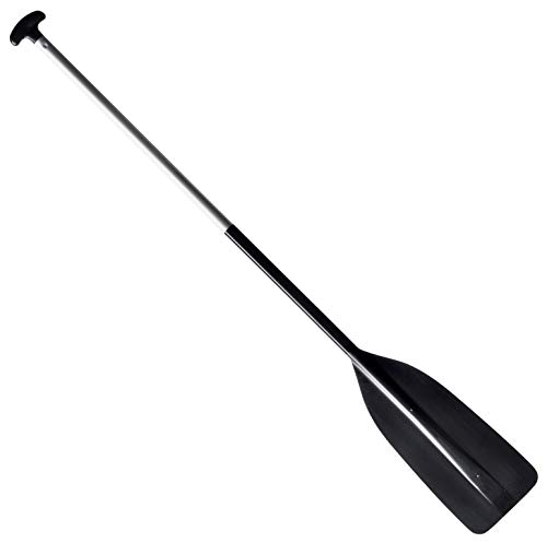 Cannon Paddles 8 Straight Economy Canoe Paddle with Polymer Blade, Black, 54-Inch