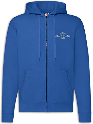 Sweat à capuche pour homme avec zip motif The Blue Boar Inn Urban Backwoods