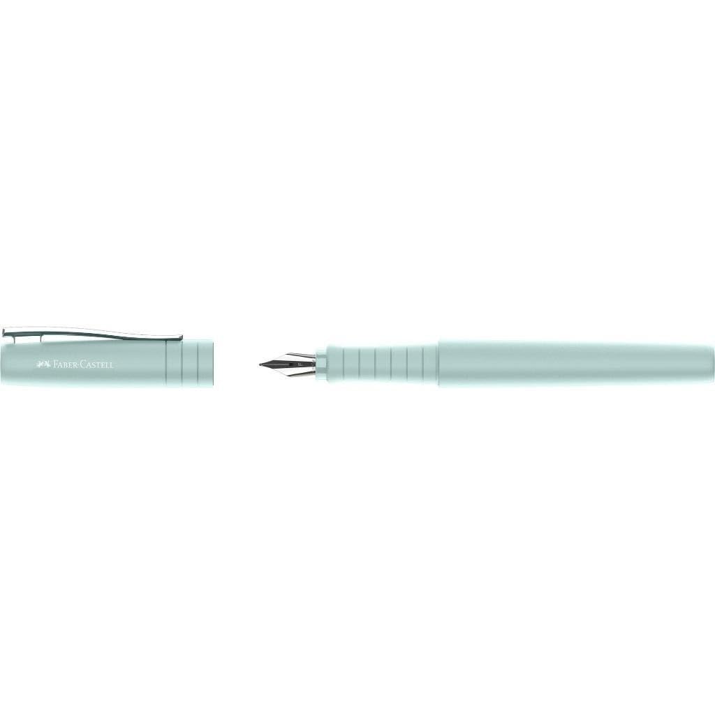 FABER-CASTELL 241011 Poly Pen Nib Width F Fountain Pen Caribic Blue