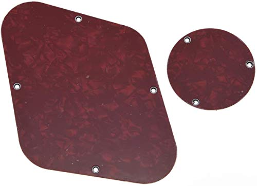 Dopro Red Pearl LP Rear Control Plate Switch Plate Cavity Cover For Epi Les Paul