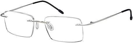 Eyekepper Reading Glasses, Readers for Men,Rimless