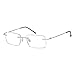 Eyekepper Frameless Reading Glasses for Men Reading - Rectangle Rimless Reader Eyeglasses Silver +2.00