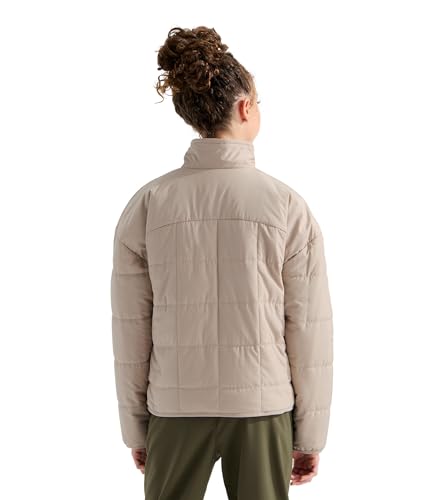 Image of THE NORTH FACE Girls Reversible Shasta Full Zip Jacket | Puffer Coat With Synthetic Insulation, Fleece Lined, Water Repellent