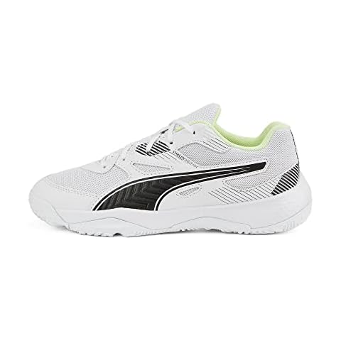 PUMA Solarflash Jr II Hallenturnschuh, White Black-Fizzy Light, 32 EU Cover