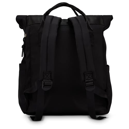 BEARPAW Women's Backpack - Professional Laptop Backpack for Women | Cute Travel & College Bag, Double Handle Design, Black3