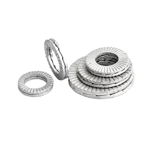 M3 M4 M5 M6 M10 M12~M36 304/316XeX| 65Mn _ufbLZtbNbV[ EFbWbN ɂϏՌKXPbg(Dacromet Treated,M5-10pcs)