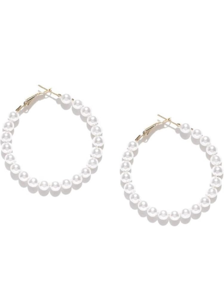 See full amazon price history chart for Gemocracy traditional beautiful round white pearl hoop earrings for women girl Gemocracy traditional beautiful round white pearl hoop earrings for women girl (B0BN94WMQT) Amazon Price History, Amazon Price Tracker