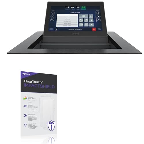 BoxWave Screen Protector Compatible With Extron TLP Pro 725C (7 in) - ClearTouch ImpactShield (2-Pack), Impenetrable Screen Protector Flexible Film