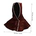 DECOMELODY Leather Welding Hood with Neck Drape Flame Resistant Protective Cap for Men Comfortable Welding Headgear for and Lightweight Design