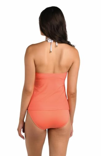 24th & Ocean Women's Strappy High Neck Tankini Swimsuit Top2
