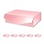 13.5x9x4.1 Inch-Pink-Pack of 6