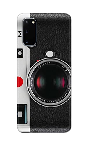 Image of Printed Hard Back Cover Case for Samsung Galaxy S20 4G | Samsung S20 5G Back Cover (Vintage Camera) -1302