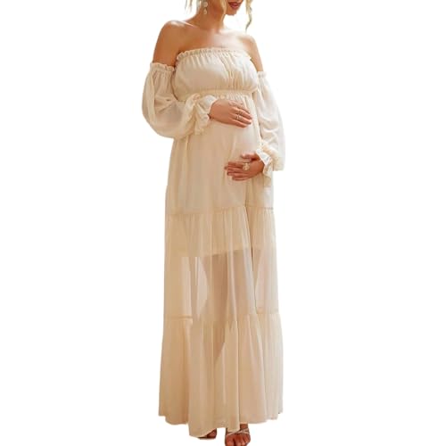 Robe de maternité confortable et dos ouvert pour sublimer la grossesse