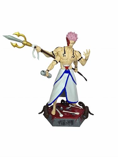Image of Ryomen Sukuna Resin Figure - 20cm Jujutsu Kaisen Collectible Statue | King of Curses Anime Model for Display & Gifts