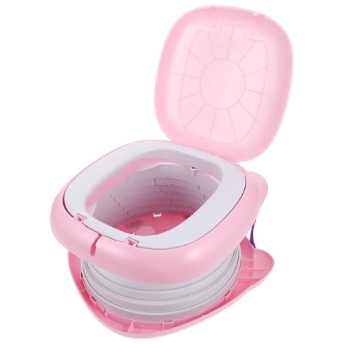 ifundom Portable Potty Handle Foldable Training Seat for Toddlers Compact for Camping Car Travel