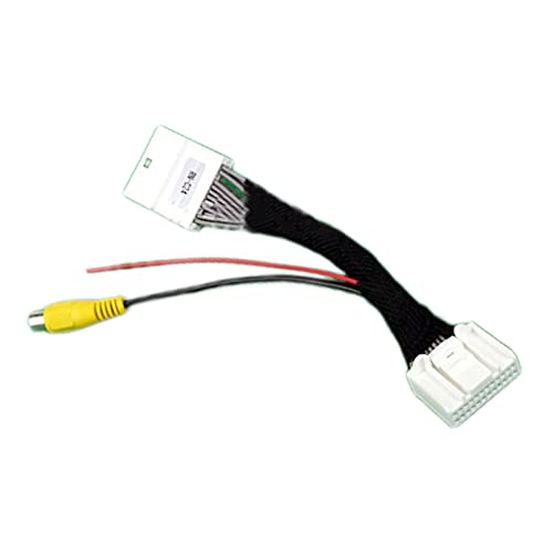 Image of YDC 24 Pin Car Rear View Reverse Camera RCA Adapter Connector Wire Cable Compatible with Renault Dacia Sandero 2012-up 24Pin