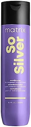 Matrix So Silver Conditioner | Hydrates Dull, Blonde & Silver Hair | Non-Color Depositing | For Color Treated Hair | Nourishes Dry,Brittle Hair | 10.1 Fl. Oz.| Packaging May Vary