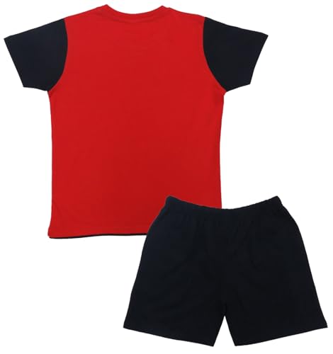 Image of Clothe Funn Boys Printed Cotton Half Sleeves T-Shirt & Shorts Set