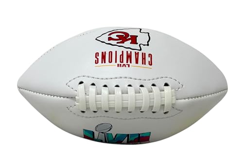 Image of NFL Kansas City Chiefs SB Mini Leather Football, 4 inch, Team Colors