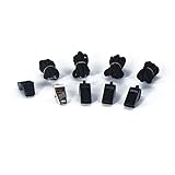 American Whistle Corporation Personal Safety Whistles with Lanyards - Emergency Whistles Family Pack (Black)