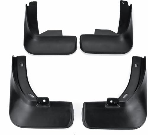 Garde-boue haute qualité Skoda Rapid (2013-2018) robustes en plastique ABS noir longue durée