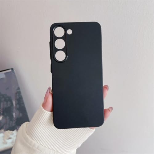 Coque Galaxy S23+ ultra-mince 0.3mm noire mate en polypropylène flexible