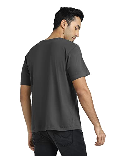 Image of XYXX Men's Solid Regular Fit T-Shirt