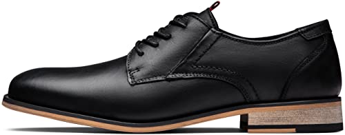 Image of Jousen Men's Dress Shoes Leather Wingtip Formal Business Oxford Shoes Brogue Retro Derby Dress Shoes for Men