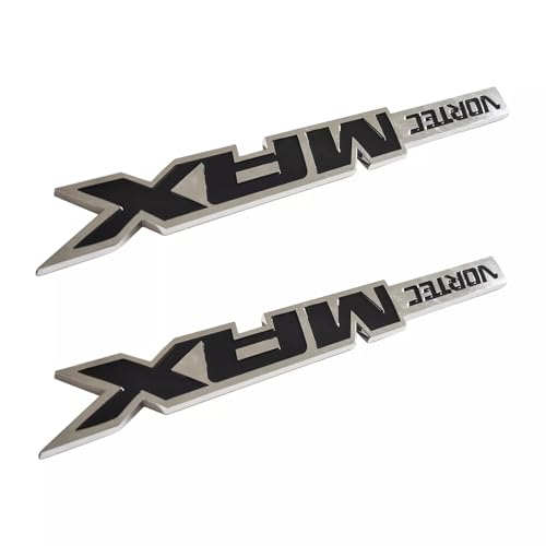 Image of Car 3D Side Door Tailgate Badges Emblem Decals Replacement for Vortec MAX 3Pcs (Silver Black)