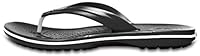 Crocs Unisex Adult Crocband Flip, Black, US M13/W15