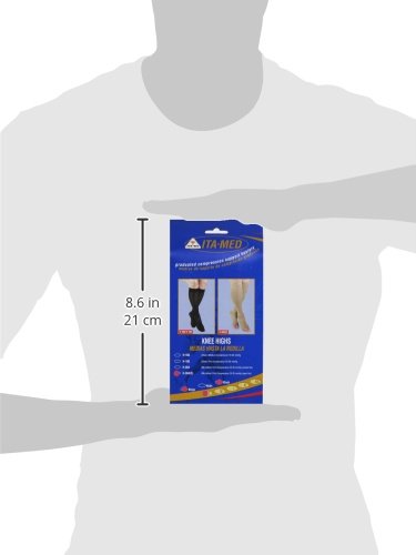 Image of ITA-MED I H-304(O)(2) S BBL Microfiber Knee Highs, Mixed Colors, Small