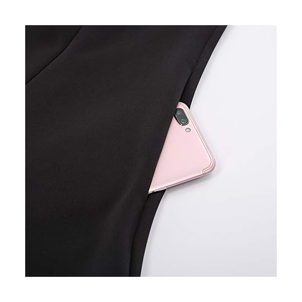 JASAMBAC Homecoming Dresses for Juniors 1950's Dresses for Women One Shoulder Cocktail Dress Wedding Guest Black XL