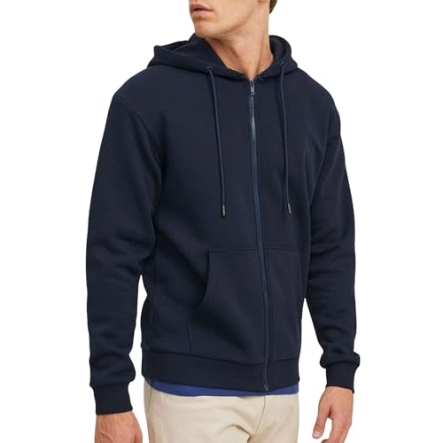 JACK & JONES Male Hoodie mit Reißverschluss Basic