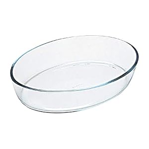 Pyrex Ovale Tablett 39x27cm Glasform