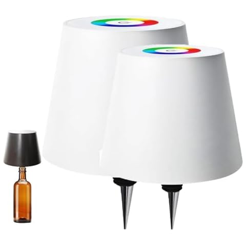 WANIDEA Pridola Wireless Bottle Lamp with RGB Dimming Cover