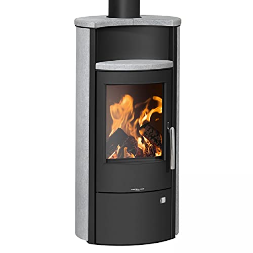 ORANIER Pori 5 Speckstein Korpus Stahl Schwarz 5,0 kW A+