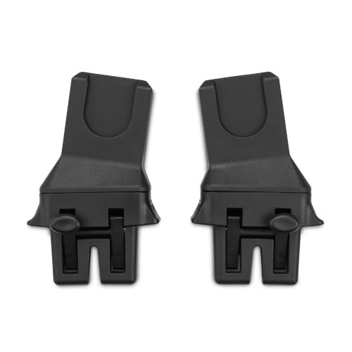 hauck Adapter Kompatibel mit Duett 2 & Duett 4 Geschwisterwagen sowie Ausgewählte Babyschalen von Maxi-Cosi, Joie, Cybex, Kinderkraft (nicht mit Allen Modellen Kompatibel) - Black