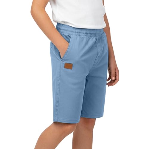 Pantalones cortos para niños que buscan comodidad elástica sin rozaduras al hacer deporte
