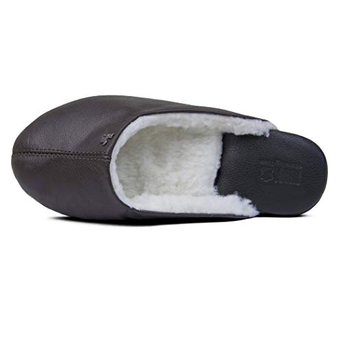 Pantufa Unissex Gramado forrada em lã sintética Ref.:439 Relax Café - 35