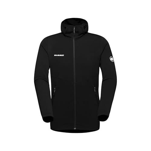 Mammut Aconcagua Light ML Hooded Jacket Men | Midlayer Jacke für Herren mit Kapuze | Schwarz, L
