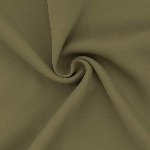 Image of Easy-Going Blackout Curtains for Bedroom, Solid Thermal Insulated Grommet and Noise Reduction Window Drapes, Room Darkening Curtains for Living Room, 2 Panels (52x84 in,Khaki)