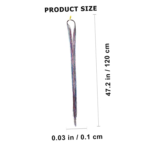FRCOLOR Pacotes De 2250 Unidades extensão de cabelo fio de ouro fios de brilho de cabelo fios brilha