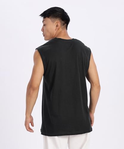 Image of SHODOX Men's 100% Cotton Tank Tops Round Neck Sleeveless Sports Loose fit Vest (Pack of 1)