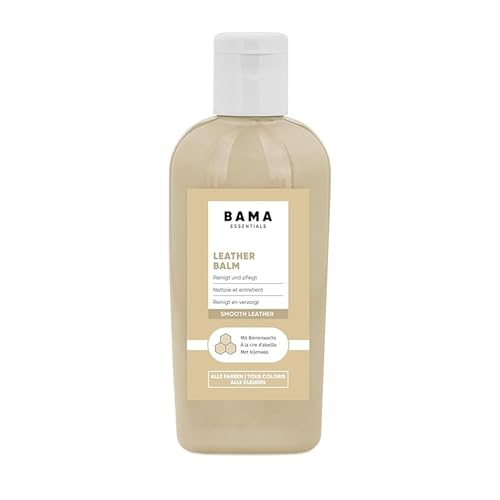 Bama Schuhpflege Leather Balm – Leder Balsam für die Pflege & den Schutz von Glattleder, neutrales Lederwachs geeignet für alle Farben – 100 ml