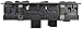 Dorman 901-486 Front Driver Side Master Window Switch Compatible with Select Dodge Models