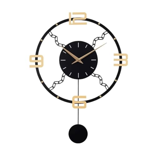 Horloge murale moderne luxe et design créatif pour salon élégant