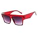 Produktbild Battnot Sonnenbrille für Damen Herren, Oversized Übergroße Rahmen Unisex Vintage Mode Anti-UV Gläser Sonnenbrillen Schutzbrillen Männer Frauen Retro Billig Sunglasses Women Eyewear Eyeglasses