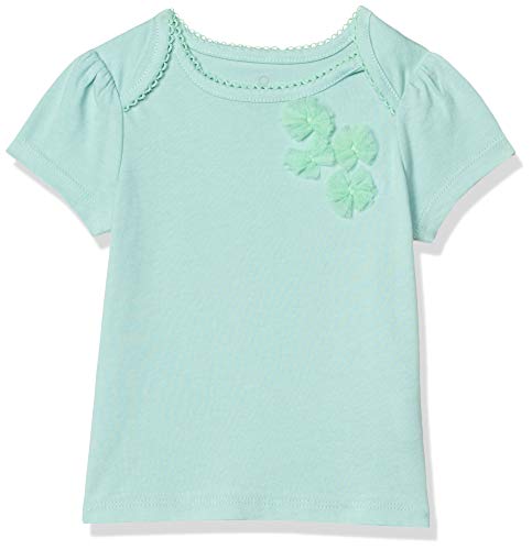Image of Mothercare Solid Cotton Infant Girls T-Shirt (S21YA285-P)