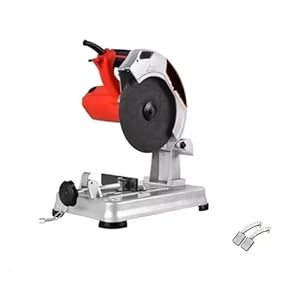 Mini-Profilschneidmaschine 2200W, Trennschleifer for Metall und Stahl, Tischkreissäge 0-45 Grad, elektrisch Für Heimwerker-Anfänger(A)